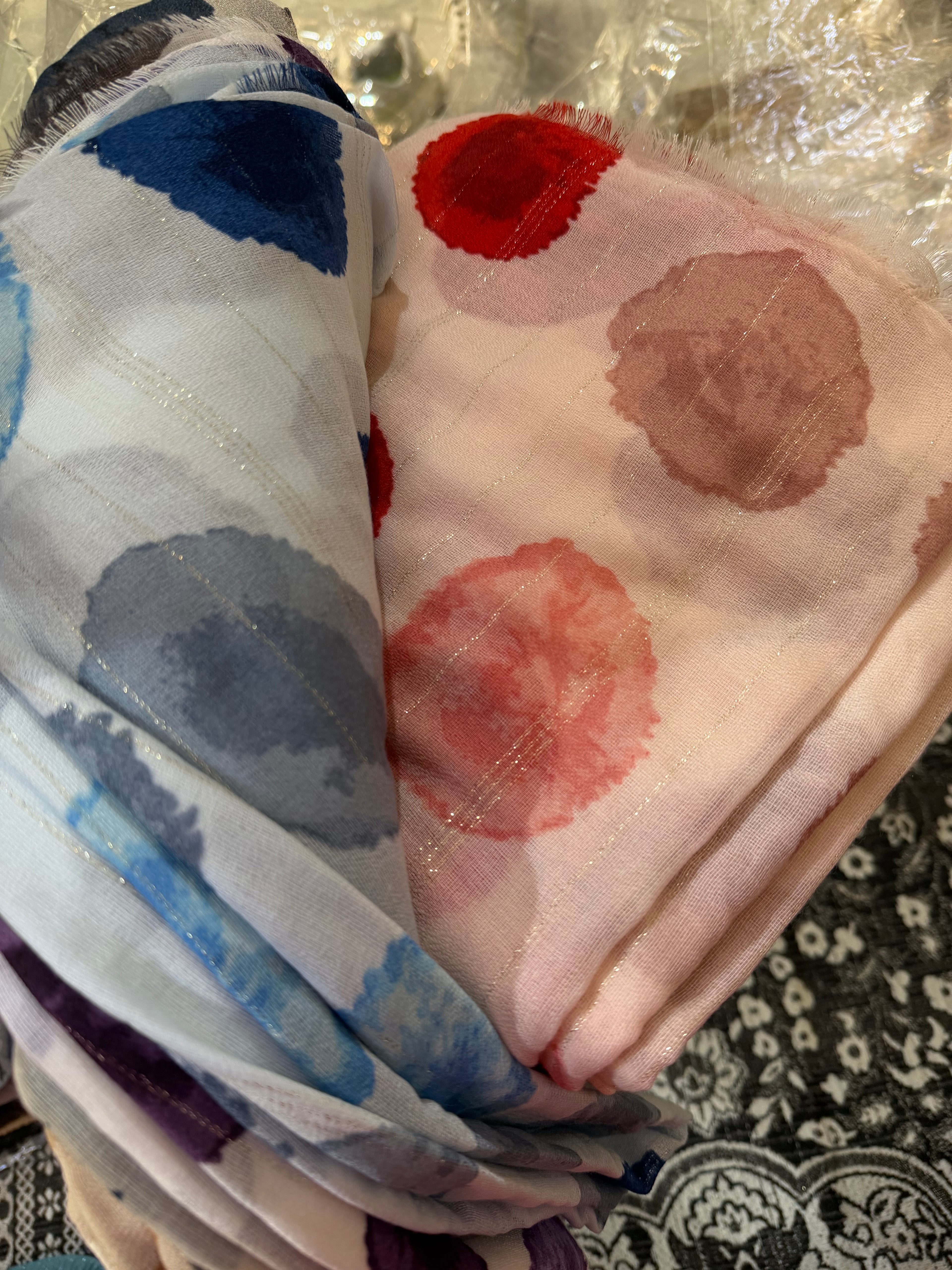Big Cotton Printed Hijab