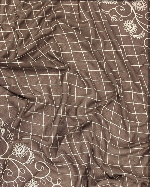 Cotton Mix Embroidery Hijab