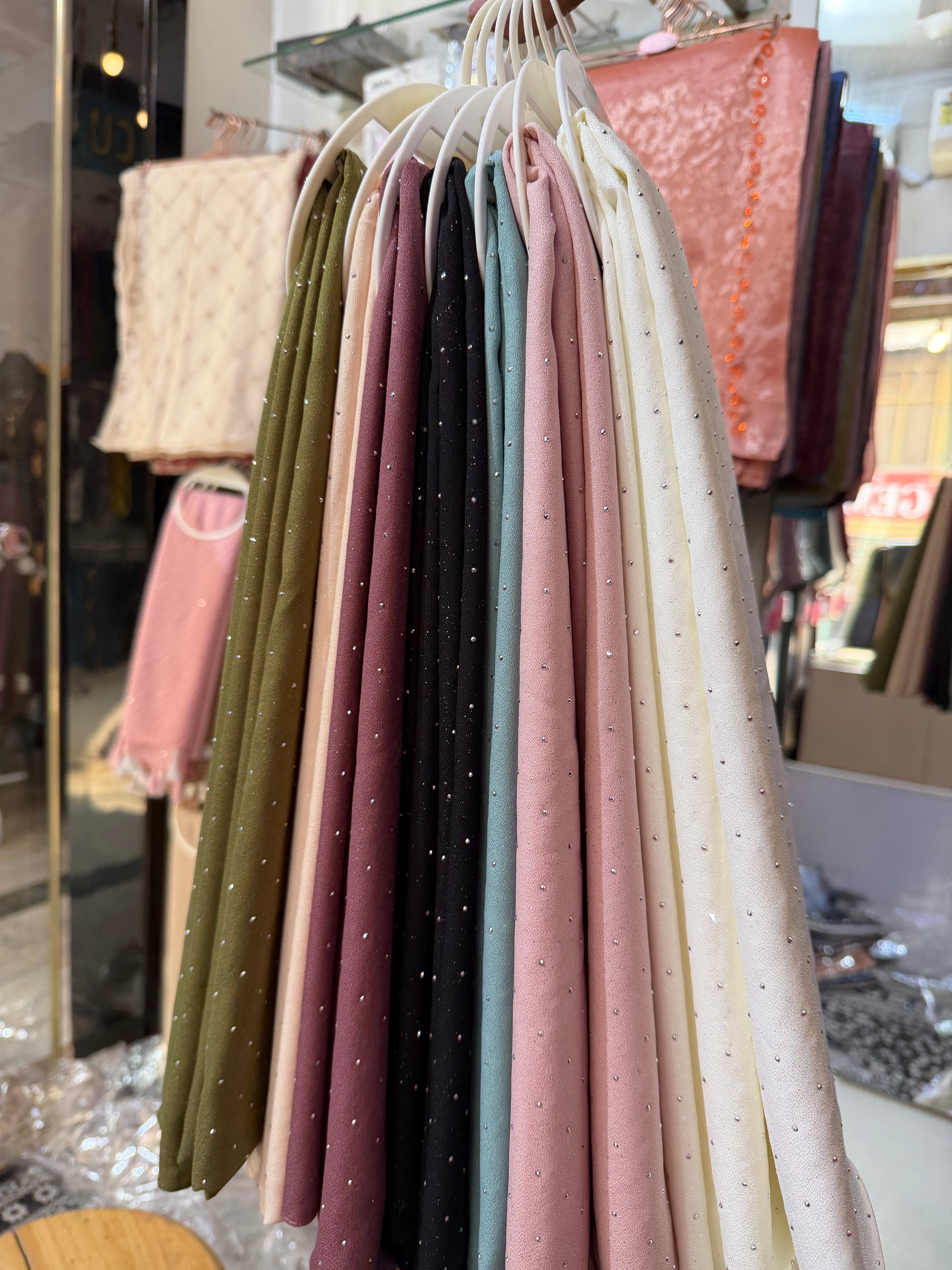 Cotton Big Size Party Wear Hijab