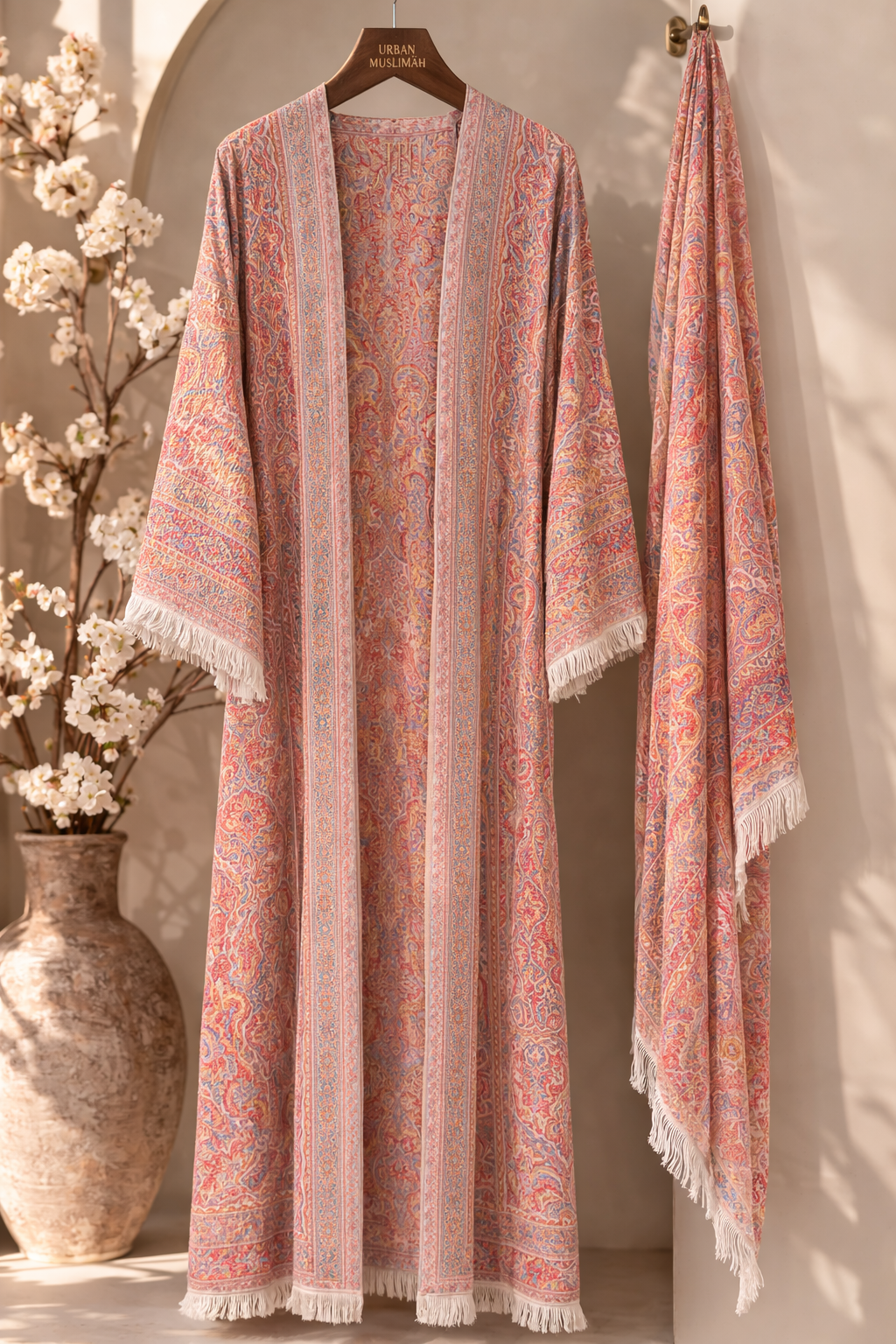 Viral Pashmina Abaya