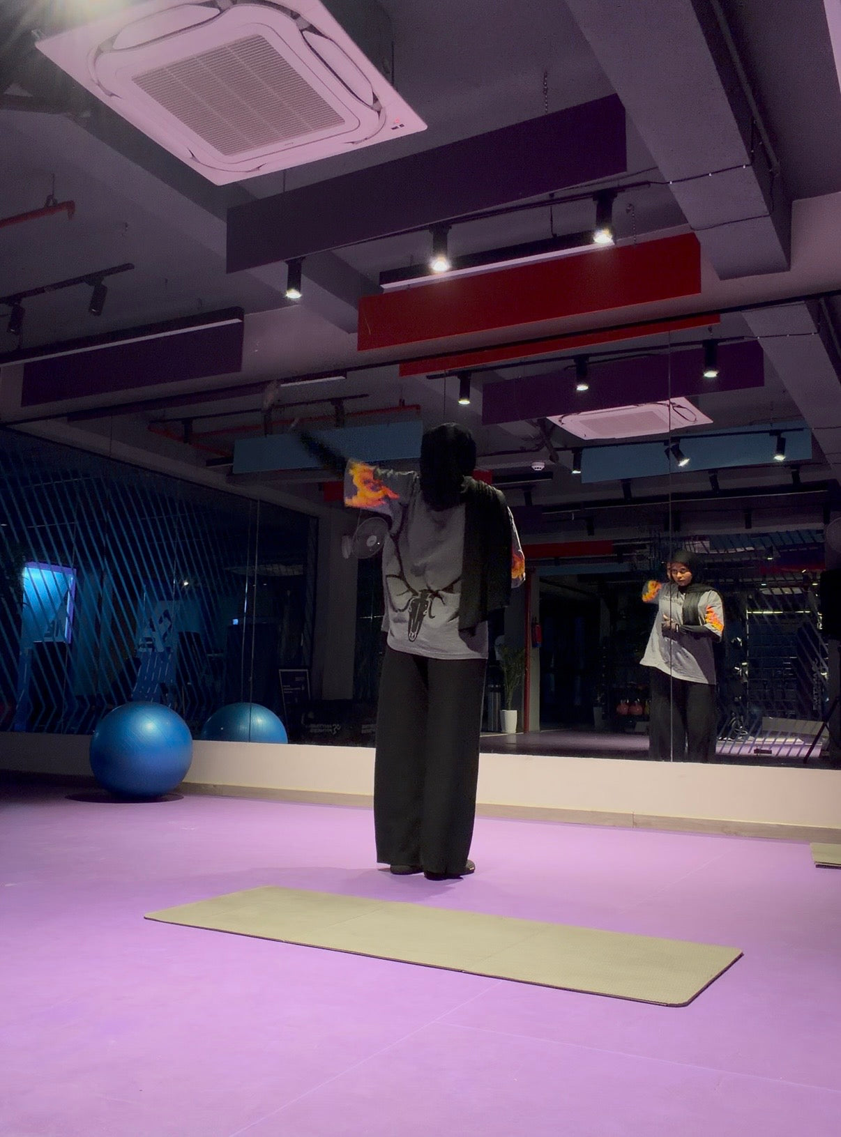 Gym Mat Jersey Hijab