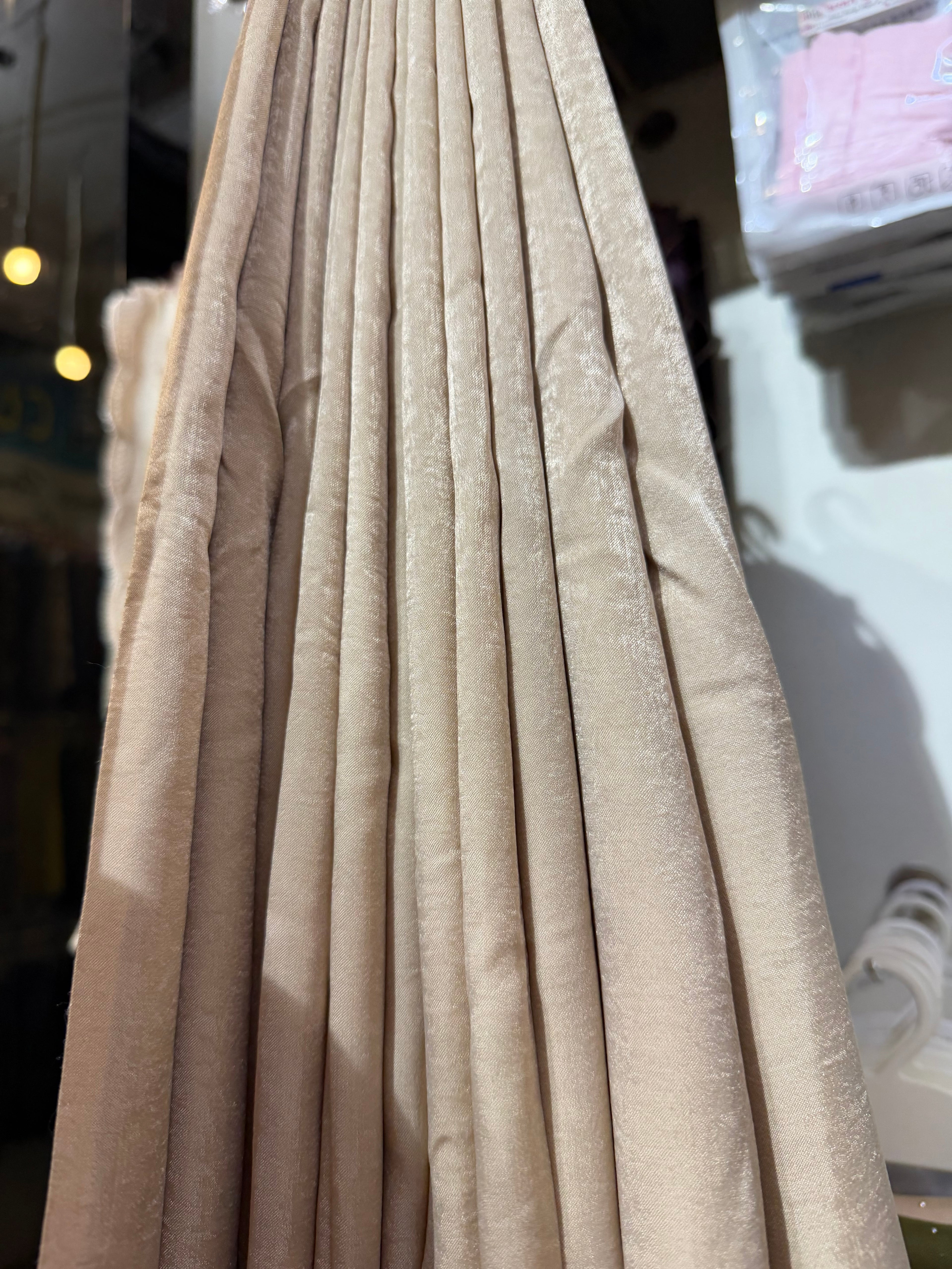 Cotton Velvet Golden Hijab