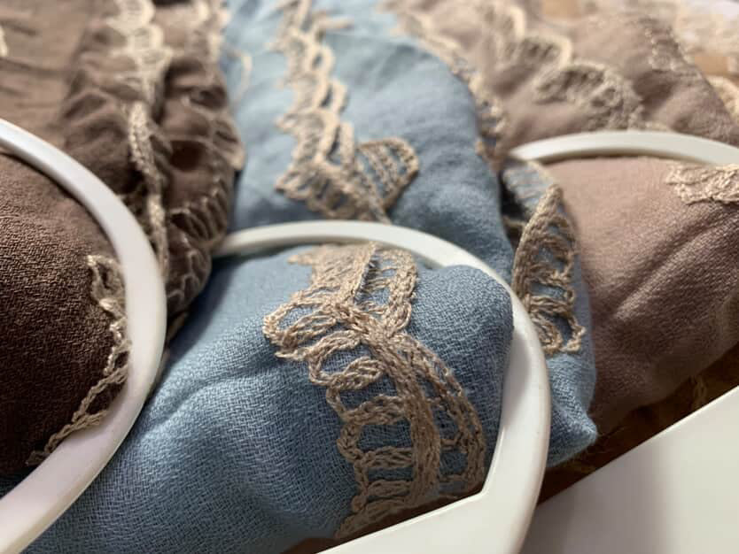 Cotton Embroidery Hijab