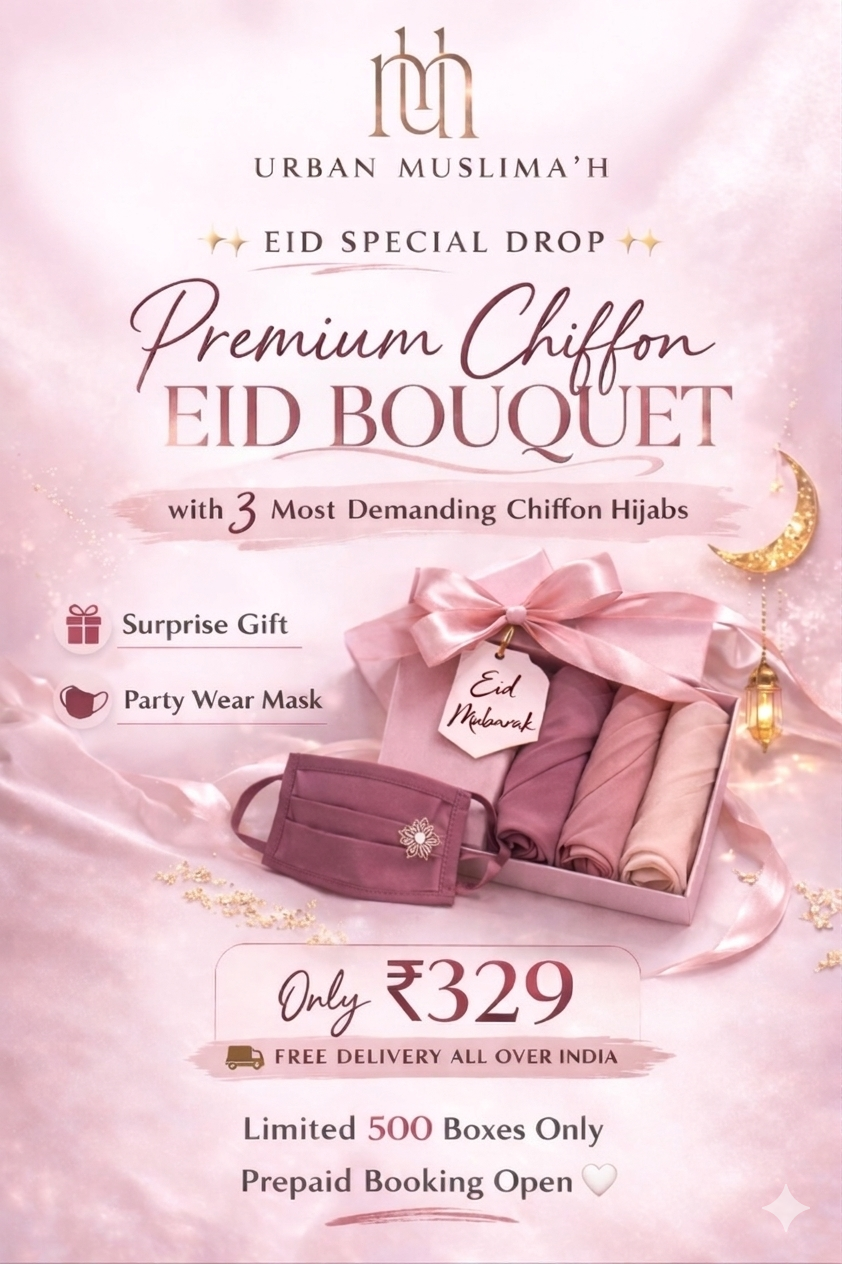 ✨ EID Mubarak– Premium Chiffon Eid Bouquet✨