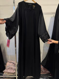 Z black Asteen Dupatta Abaya