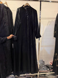 Nida black stone Abaya