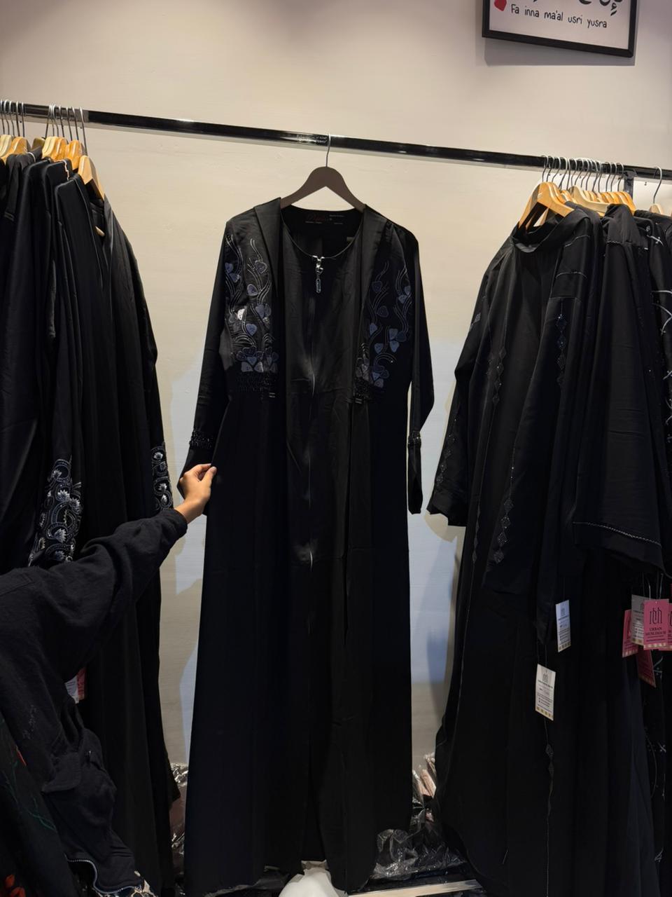 Imported Quality Turkish Zip Abaya