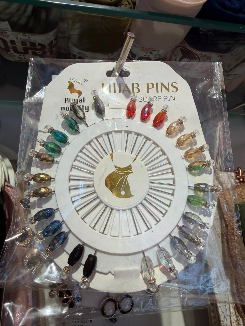 Double Stone Hijab Pins