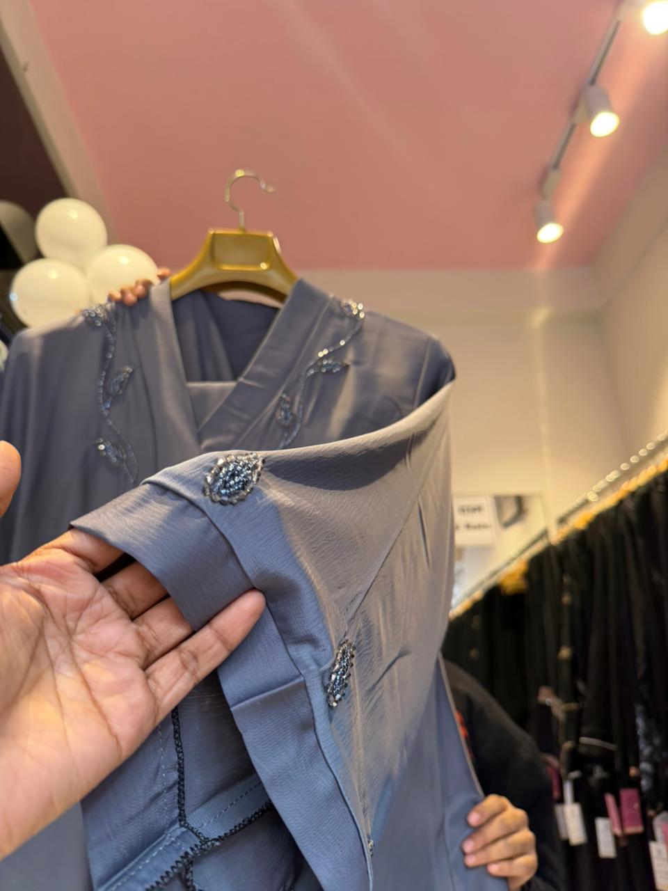 Embroidered Dubai Abaya