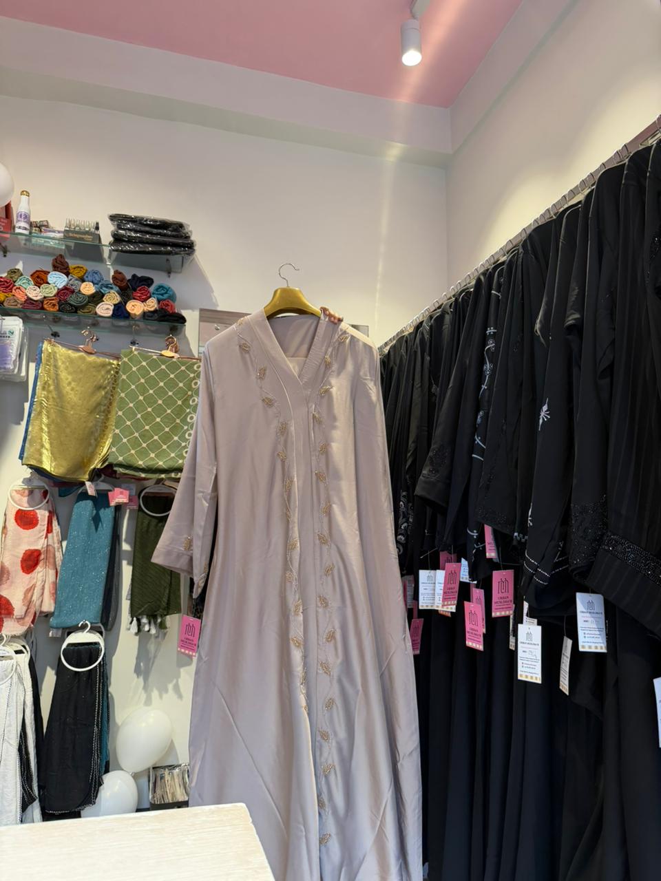 Embroidered Dubai Abaya