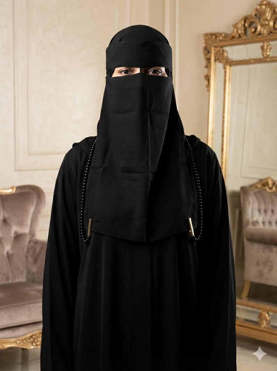 Luxury Niqab Chain with Dual Clips
